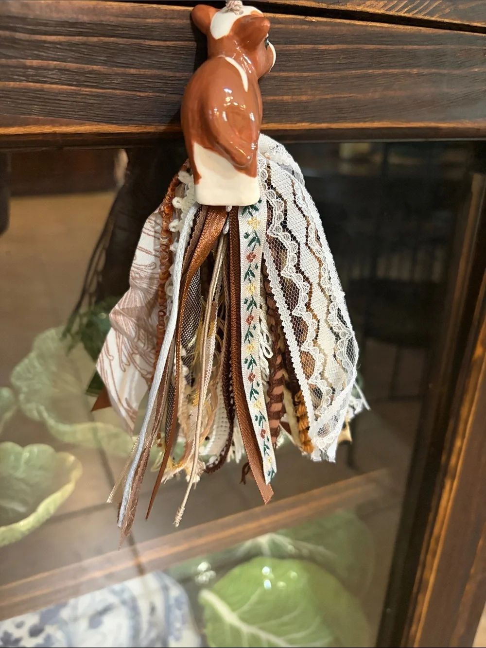 Salt shaker cow tassel
